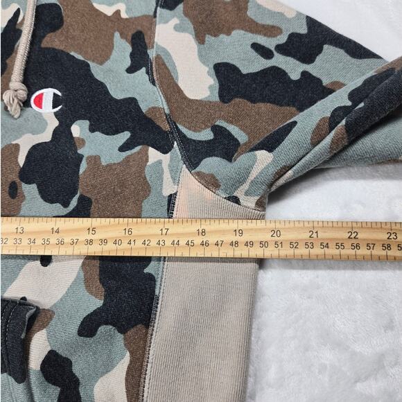 Champion Reverse Weave‎ Camouflage Pullover Adult Small Camo Hoodie Outdoor - Picture 4 of 7